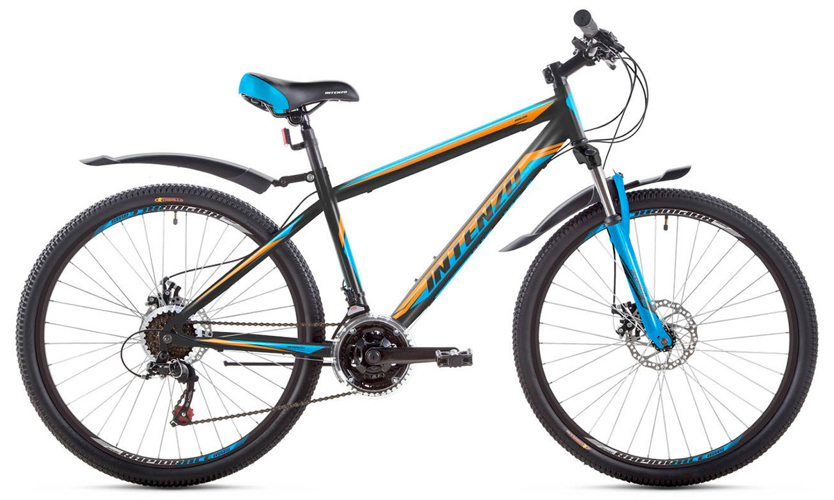 Фотографія Велосипед Intenzo DAKAR 26" (2020) 2020 Оранжево-синій 